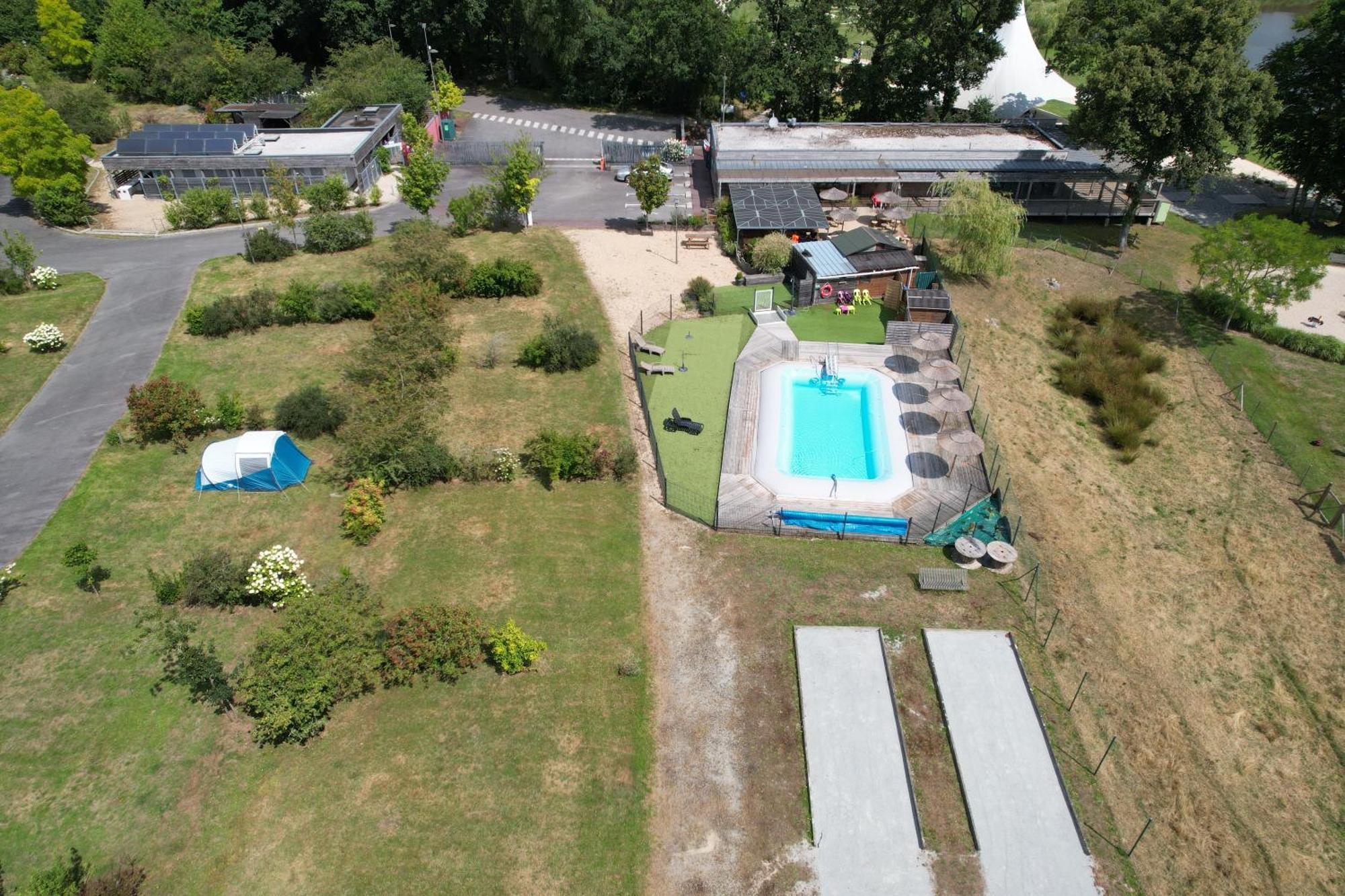 Camping Aquarev Hotel Loudéac Exterior foto
